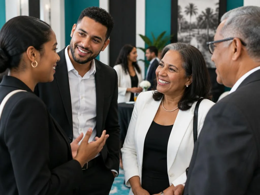 Profesionales de distintas generaciones conectando en un encuentro