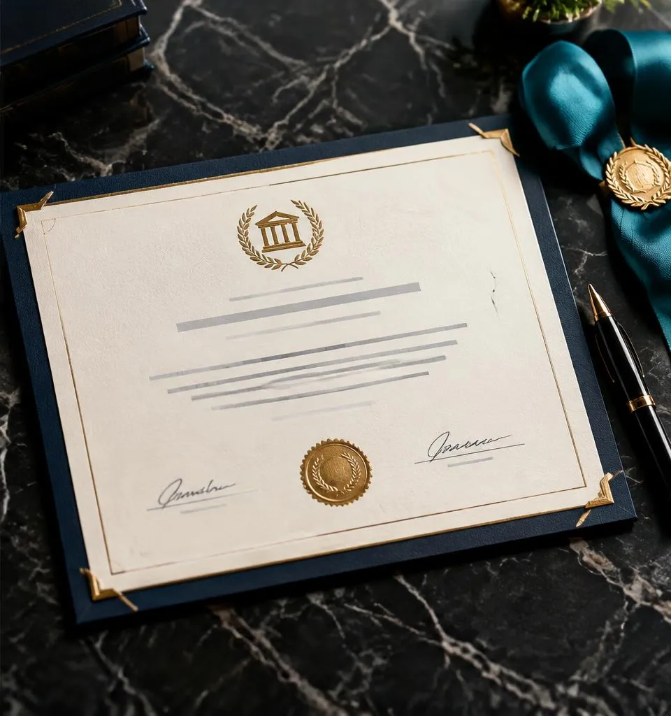 Certificación correspondiente a una formación especializada